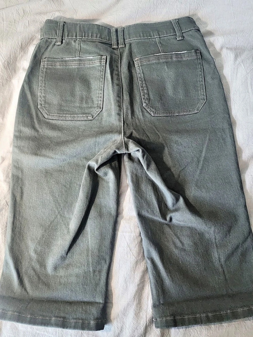 Democracy "Ab"solution High Rise Utility Bermuda Shorts For Fall Transition - Picture 7 of 7